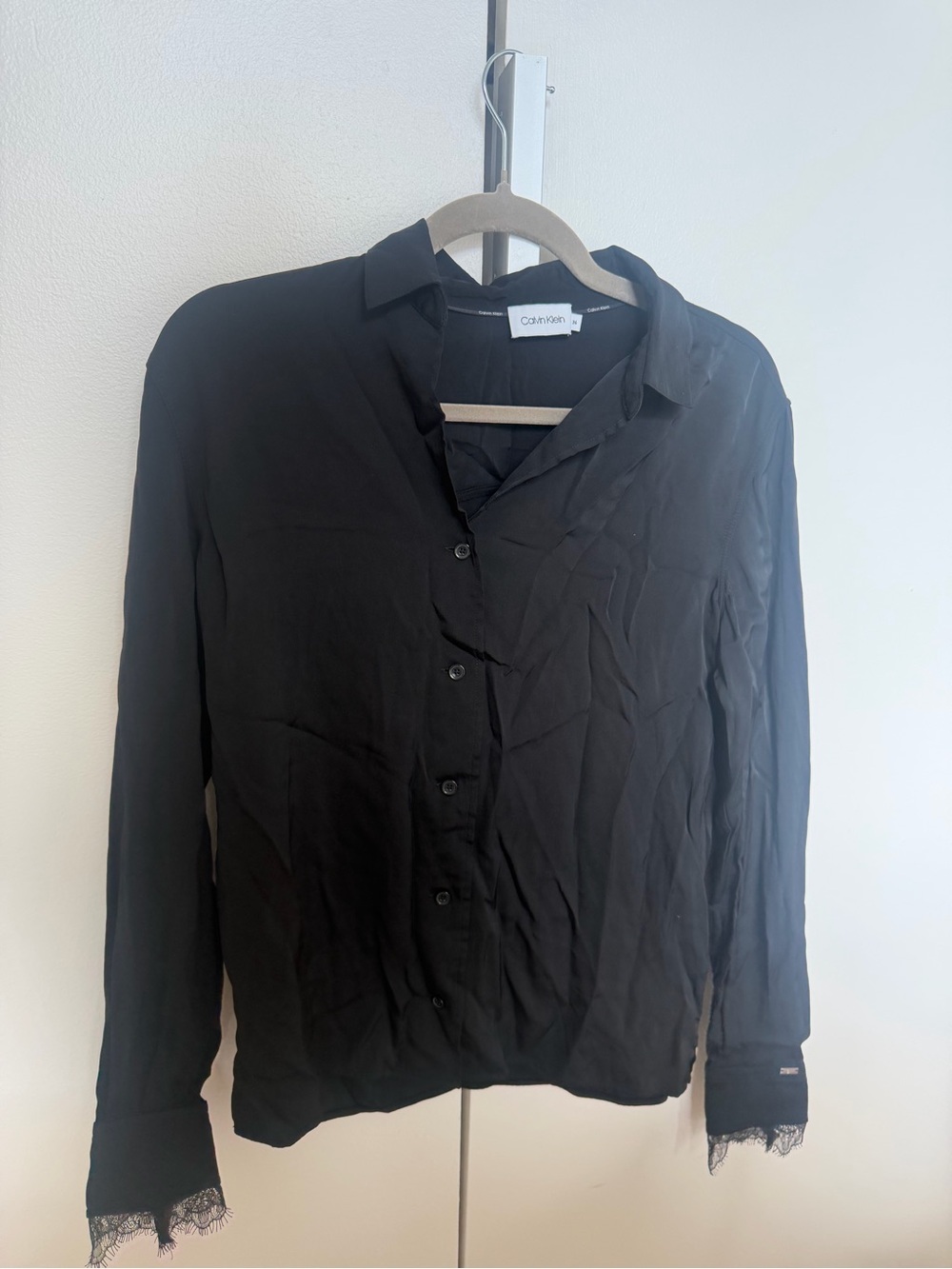 Calvin Klein Black Lace Shirt